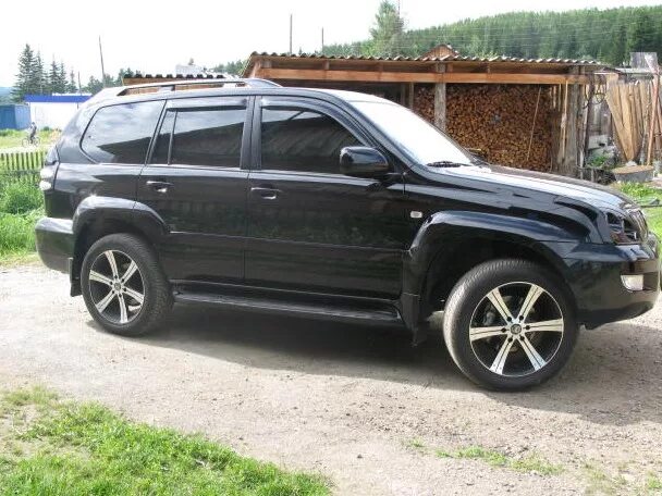 Прадо 120 на 20 дисках фото переход на 20-ый радиус - Toyota Land Cruiser Prado 120-series, 4 л, 2008 года к