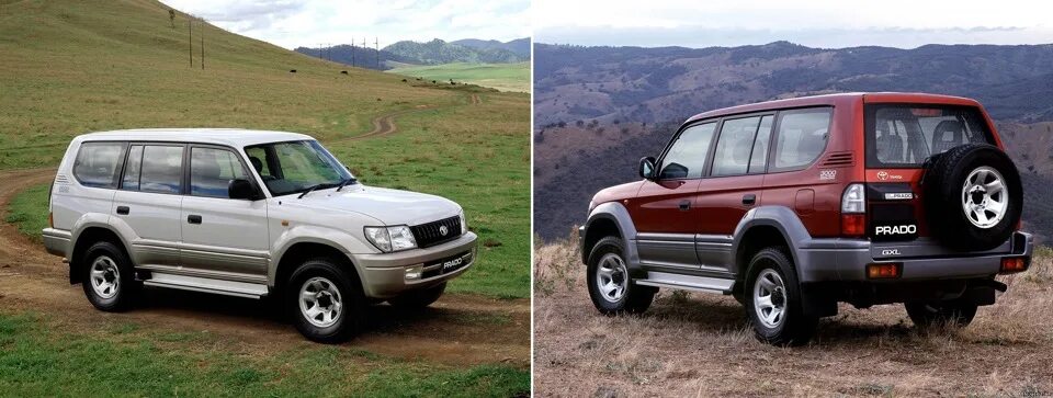 Прадо 90 кузов фото Всё о Prado 90 й серии. 3.История Toyota Land Cruiser Series 90 '05.1996-06.1999