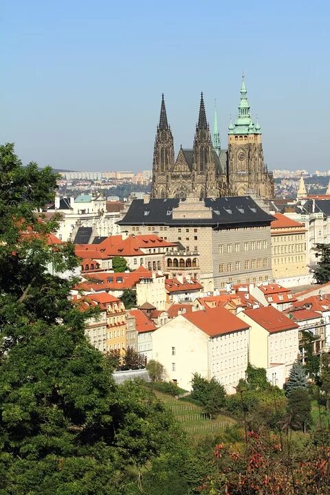 Прага фото города Laminated Poster Landscape View Prague Poster Print 11 x 17 - Walmart.com