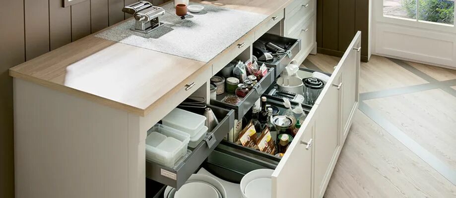 Практичная кухня фото Kitchen drawers, Kitchen storage, Kitchen design