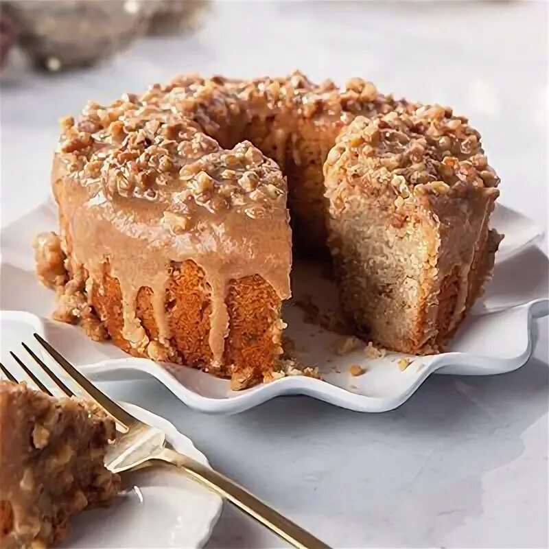 Пралине торт рецепт с фото пошагово Praline Bundt Cake Praline cake, Baking, Desserts