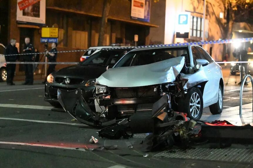 Пранк фото авария ночью Melbourne CBD hit-and-run driving rampage suspect captured in CCTV footage - ABC