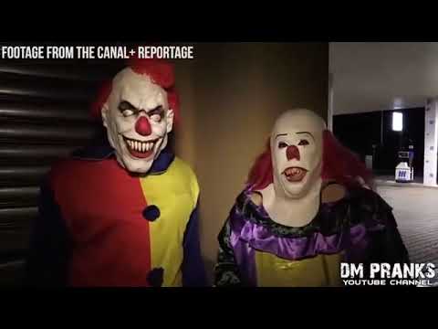 Пранк фото лица Clown Gets Shot Prank on TV Reporter - YouTube