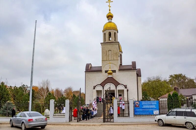 Прасковея фото села Епископ Гедеон возглавил всенощное бдение в Александро-Невском храме села Праско