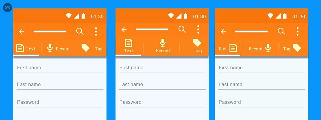 Права в доме примеры Text and Icon in Android tablayout - Stack Overflow