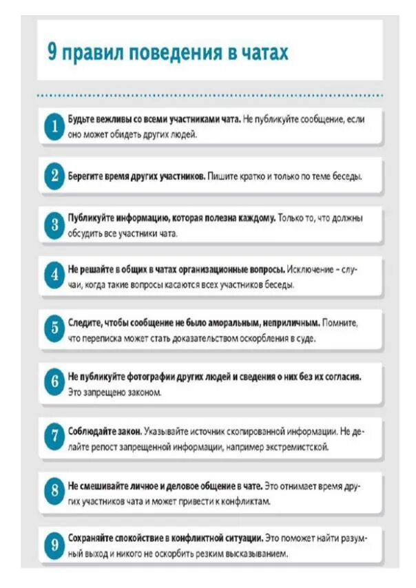 Правила чата многоквартирного дома пример "МОУ СШ № 50 Дзержинского района Волгограда" - Для Вас, родители!