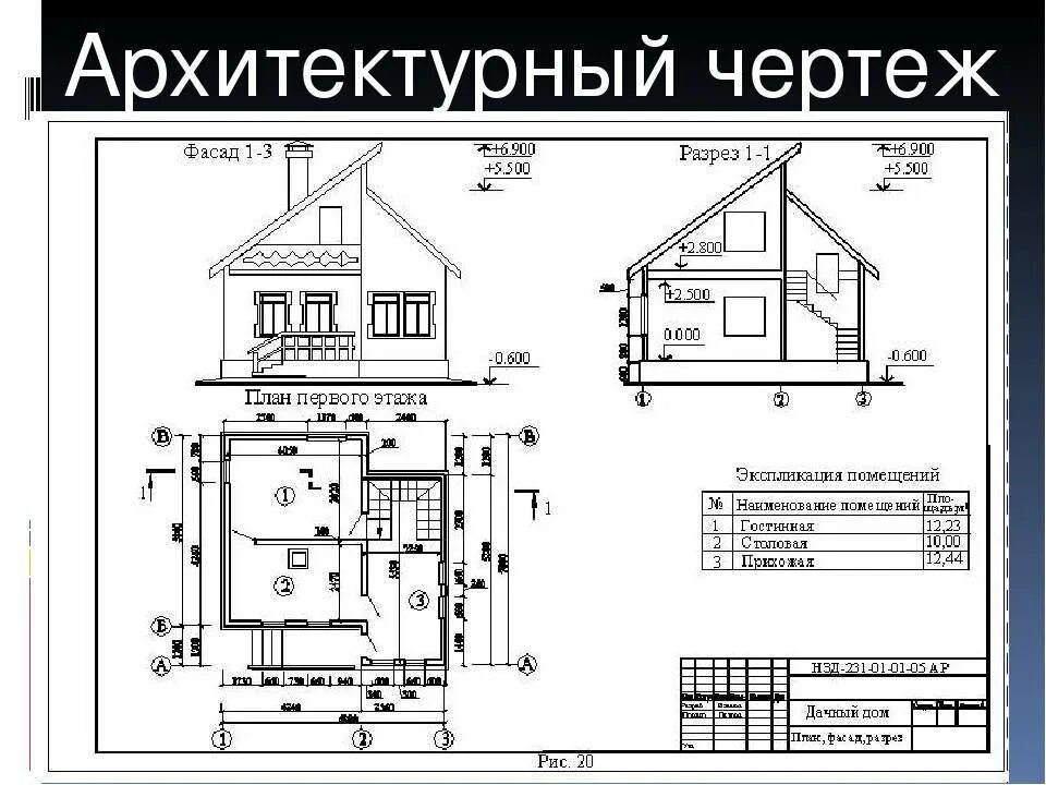 Правила чертежа дома Чертежи дома: от наброска и эскиза до готового проекта