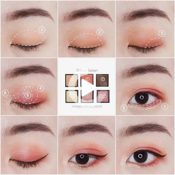 Правила корейского макияжа Pin on korean makeup