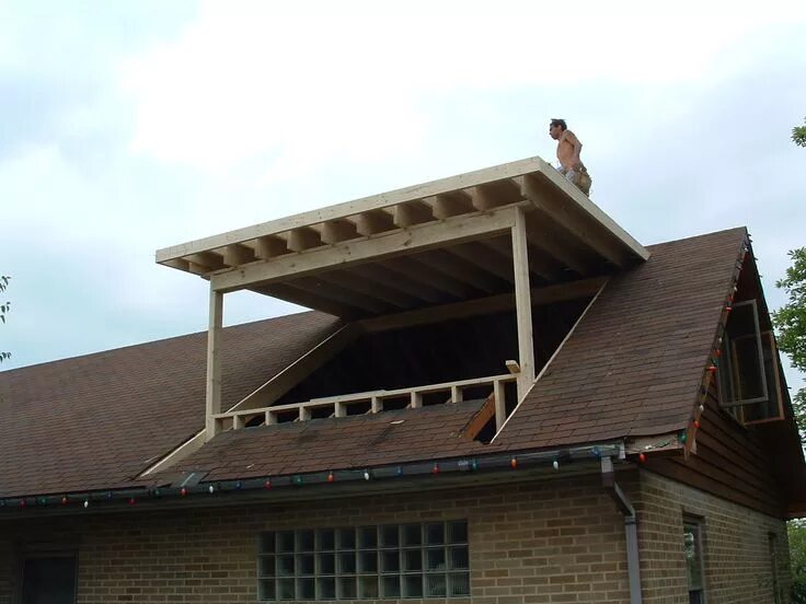 Правильная крыша фото Gallery :: DIFFERENT TYPES OF WORK. :: 2005_0519AB Shed dormer, Attic remodel, D