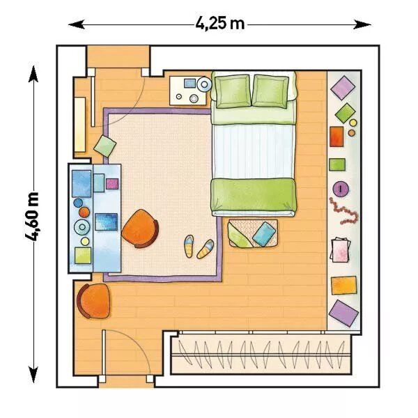 Правильная планировка детской комнаты Un dormitorio abuhardillado Decoración de unas, Dormitorios abuhardillados, Plan