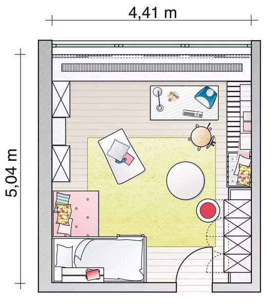 Правильная планировка детской комнаты План комнаты с мебелью программа Dorm room layouts, Room planning, Kids bedroom 