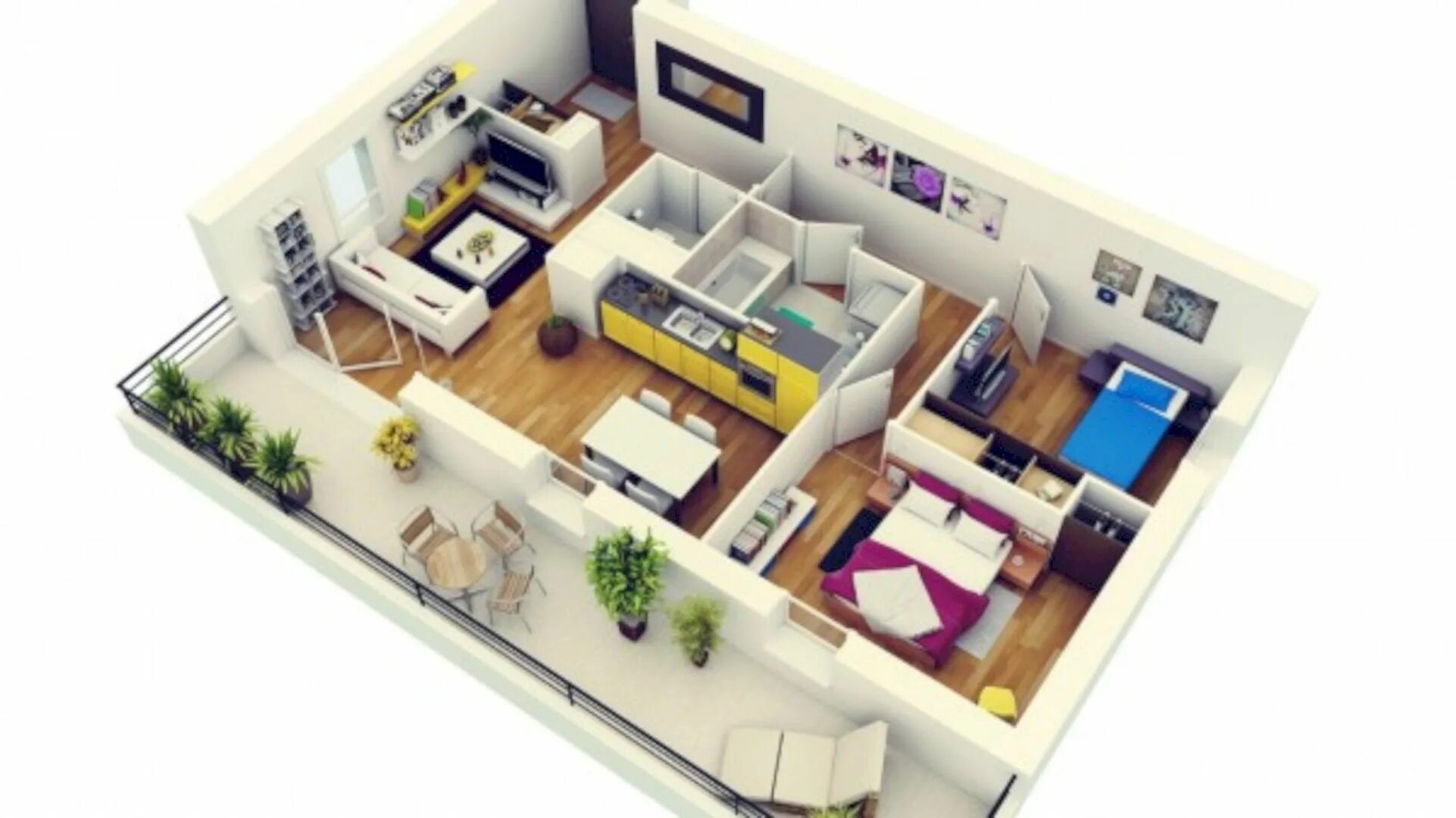 Правильная планировка квартиры Why Do We Need 3D House Plan before Starting the Project? Plan maison 3 chambres