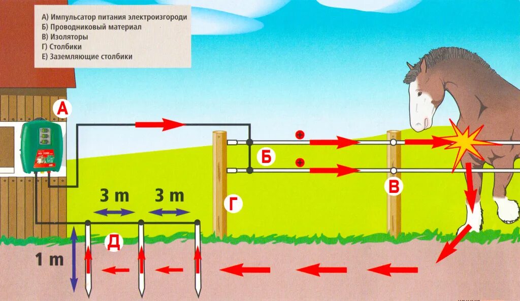 Правильная схема подключения электропастуха Кролиководство - купить ветеринарные и зоотехнические инструменты, доставка в ре