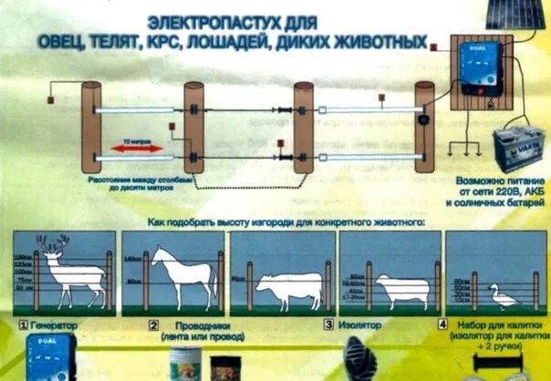 Правильная схема подключения электропастуха Электропастух (электроизгородь) - это современное, инновационное решение для сел