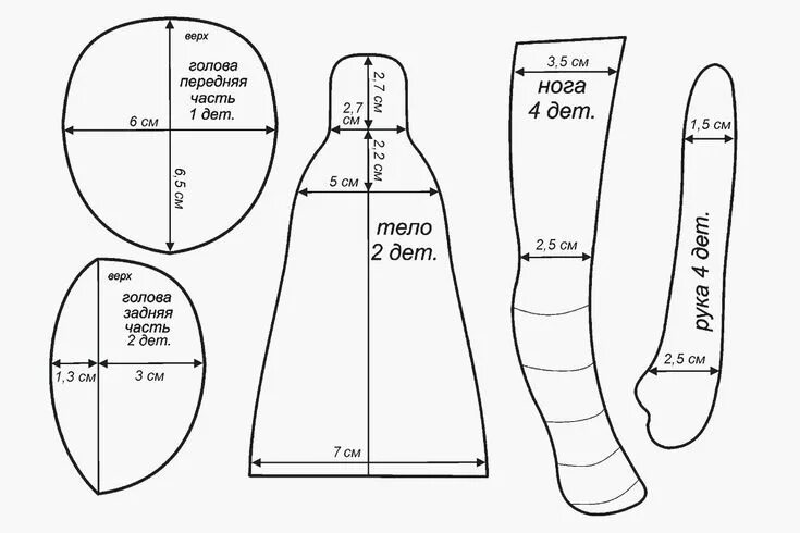 Правильная выкройка Картинки по запросу викрійки текстильних ляльок Fabric doll pattern, Sewing doll