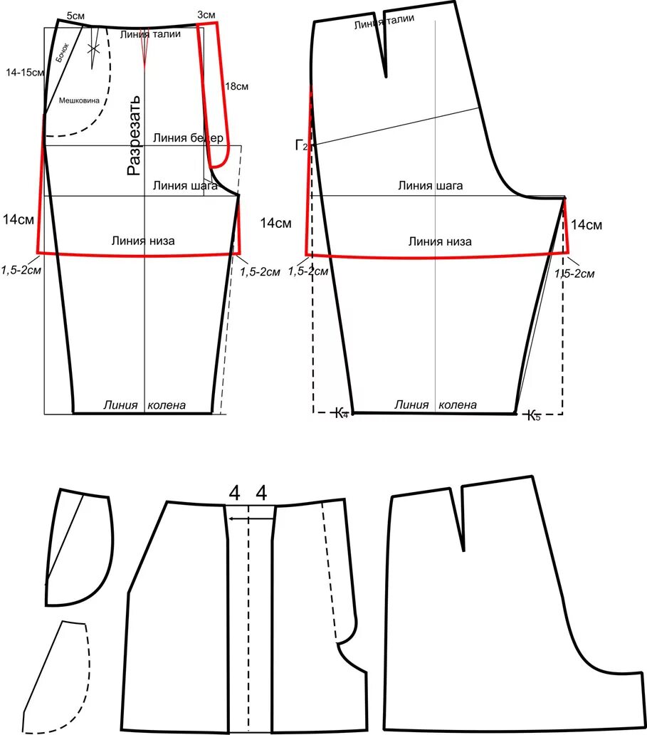 Правильная выкройка женских шьем брюки Записи в рубрике шьем брюки Дневник Светлана_Хабукова : LiveInternet 