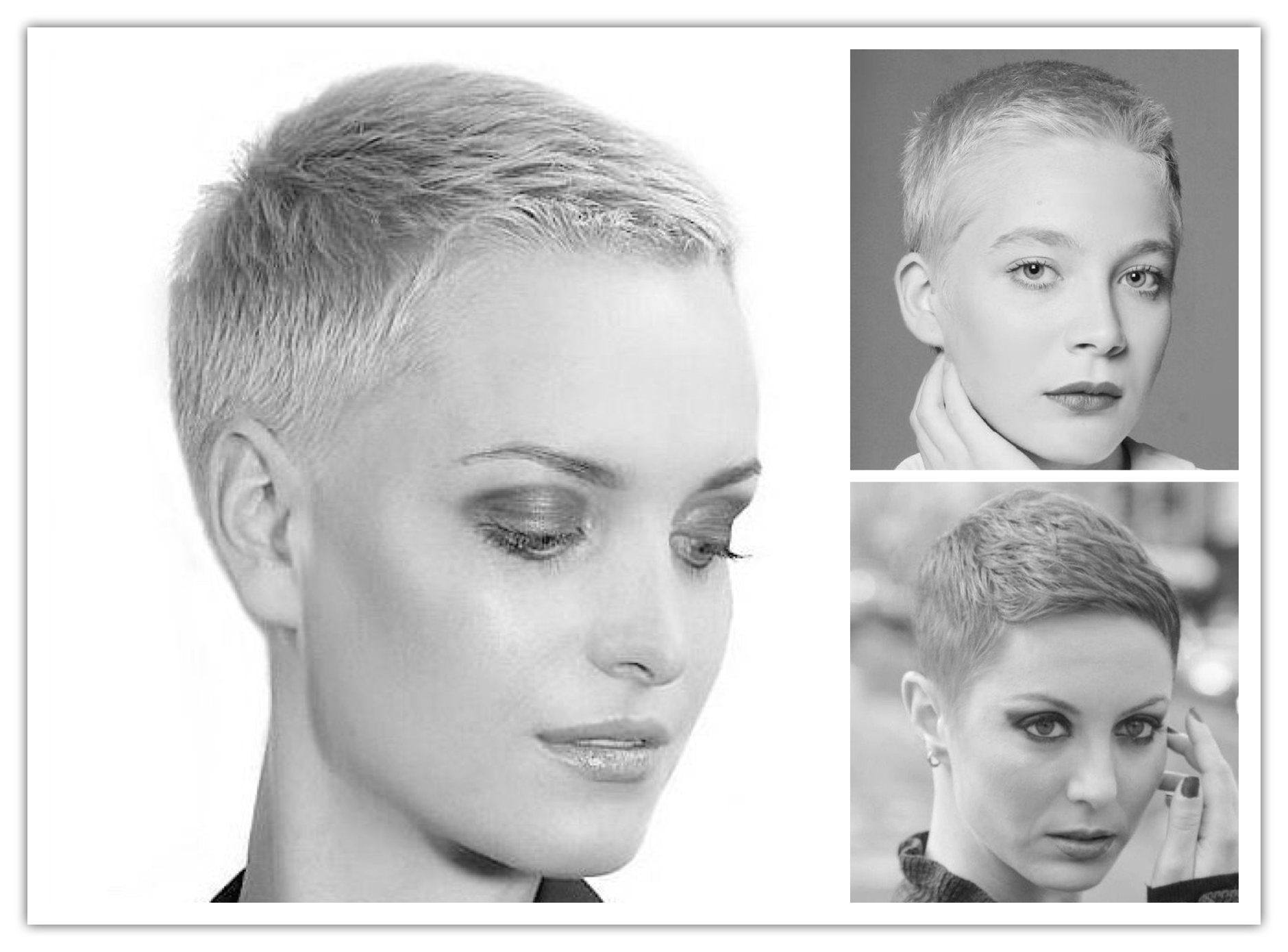 Правильная женская стрижка Pin van Harriet Bolind op Pixie cut styles Kort haar vrouwen, Kort grijs haar, K