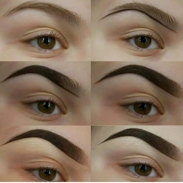 Правильно красить брови карандашом фото #eyebrows Makeup, Makeup pictorial, Makeup store