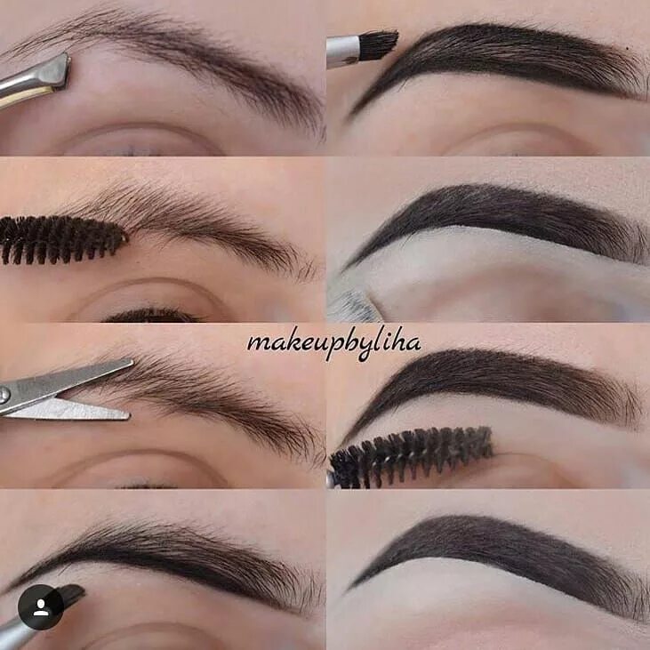 Правильно красить брови карандашом фото MAKEUPARTISTS WORLDWIDE ™ on Instagram: "BROW TUTORIAL ( step by step ) By: @mak