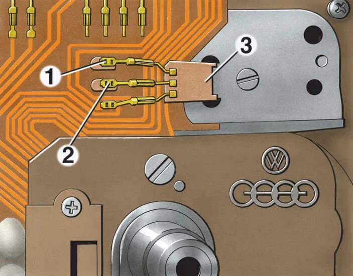 Правильно подключения тахометра фольксваген джетта 2 Ремонт VW Golf II Фольксваген Гольф : Комбинация приборов