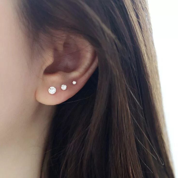 Правильно проколотые уши фото Pin on Cartilage Piercings