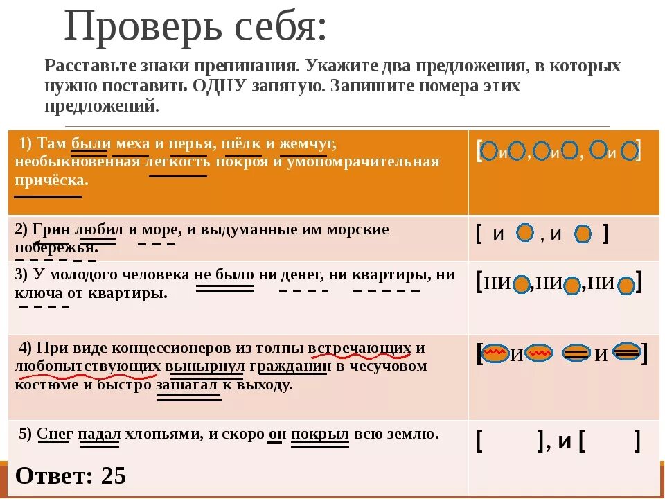 Правильно расставить знаки препинания по фото Расстановка знаков препинания в предложении