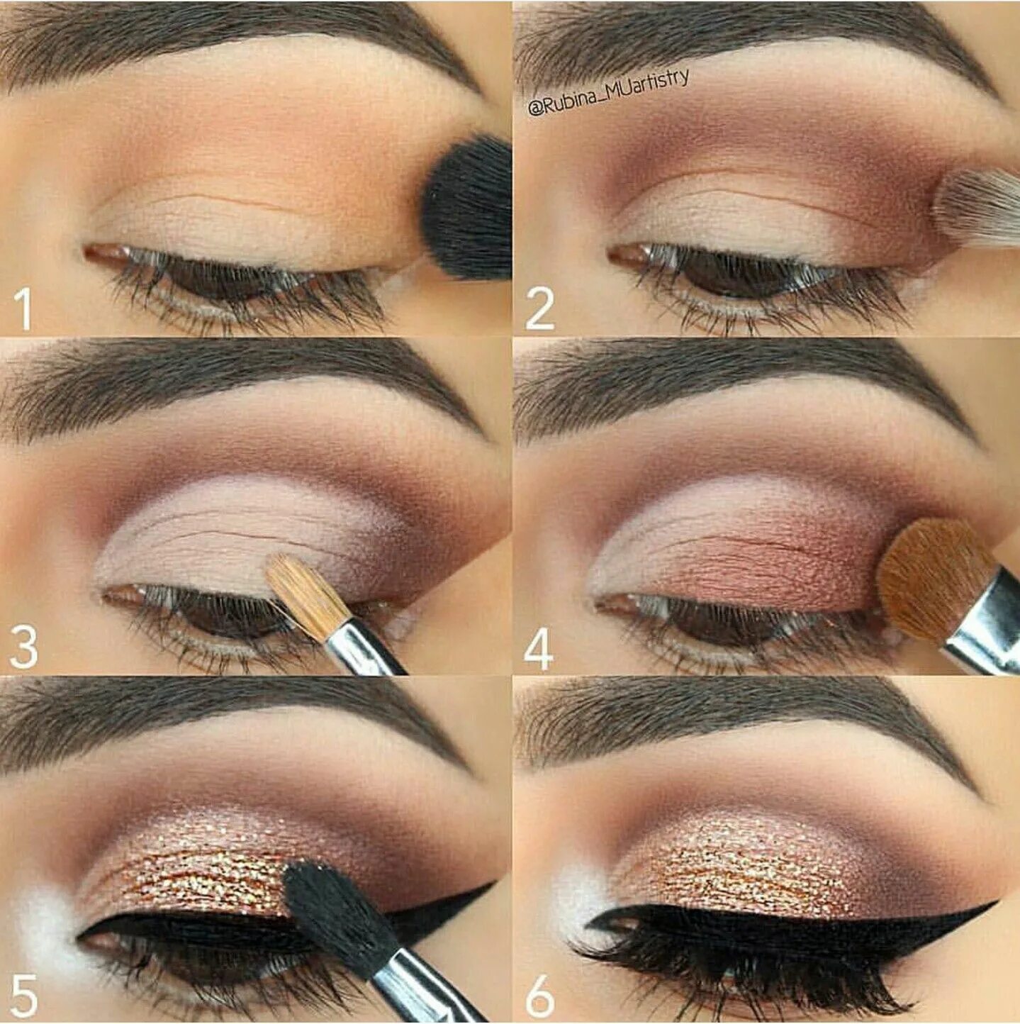 Правильно сделать макияж пошагово Pin on beauty Gold eye makeup, Rose gold eye makeup, Eye makeup steps