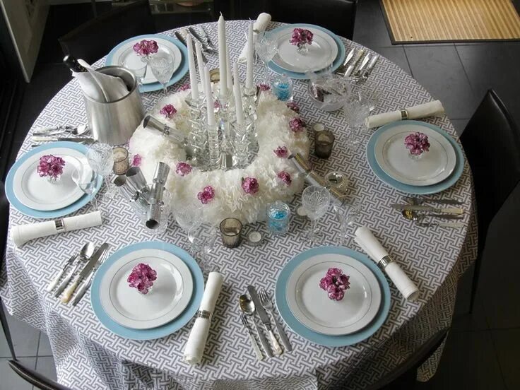 Правильно сервировать стол фото Pin by Zia Zeia on Table setting Dinner table setting, Dinner party table, Dinne