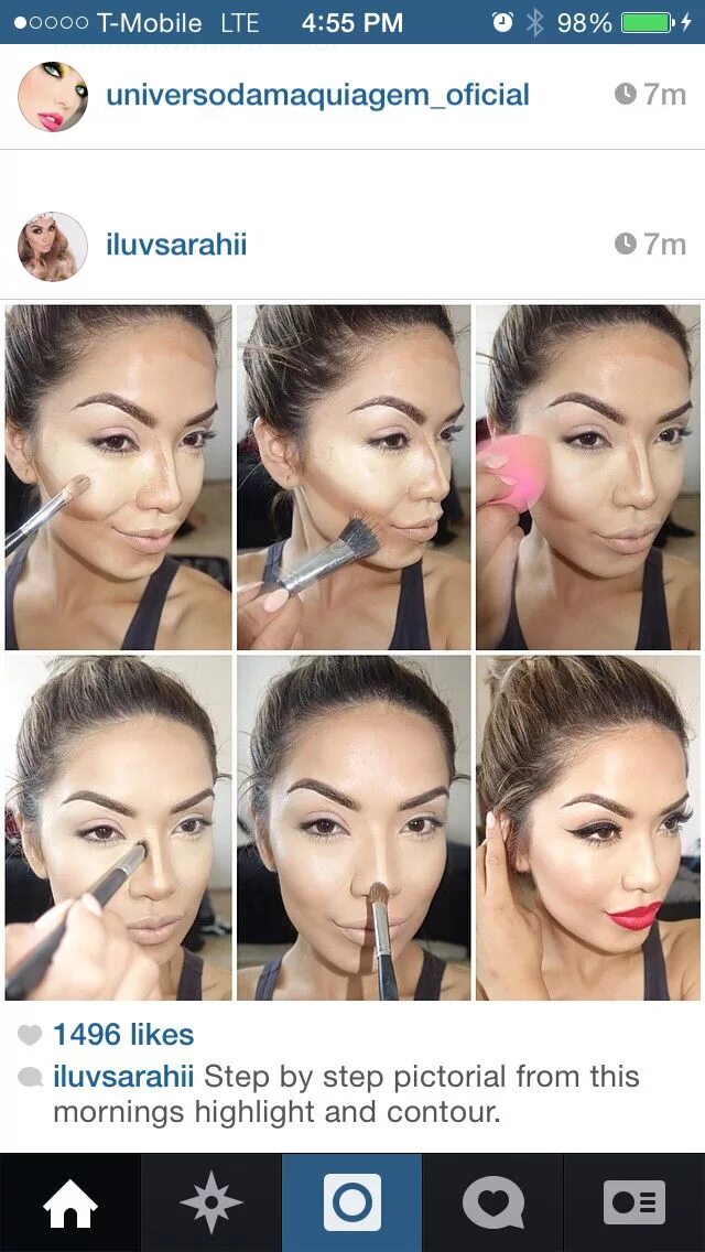 Правильное нанесение макияжа на лицо пошагово contouring Contour makeup, Makeup obsession, Eye makeup