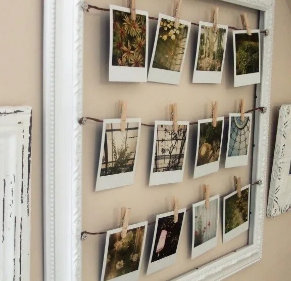 Правильное оформление фото from the nest bliss in images Decor, Home diy, Polaroid display