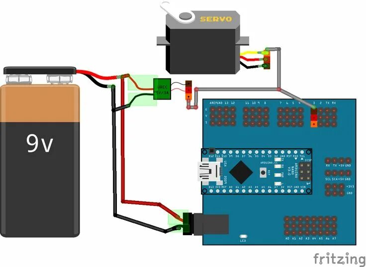 Правильное подключение 6 сервомоторов How to generate a PPM signal with Arduino to control a servo? Arduino, Sistema e