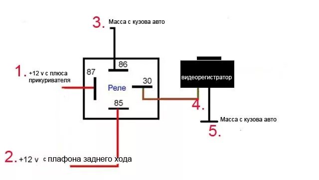 Правильное подключение четырехконтактного реле Winca C019 платформа S100 - Opel Astra H, 1,8 л, 2011 года аксессуары DRIVE2