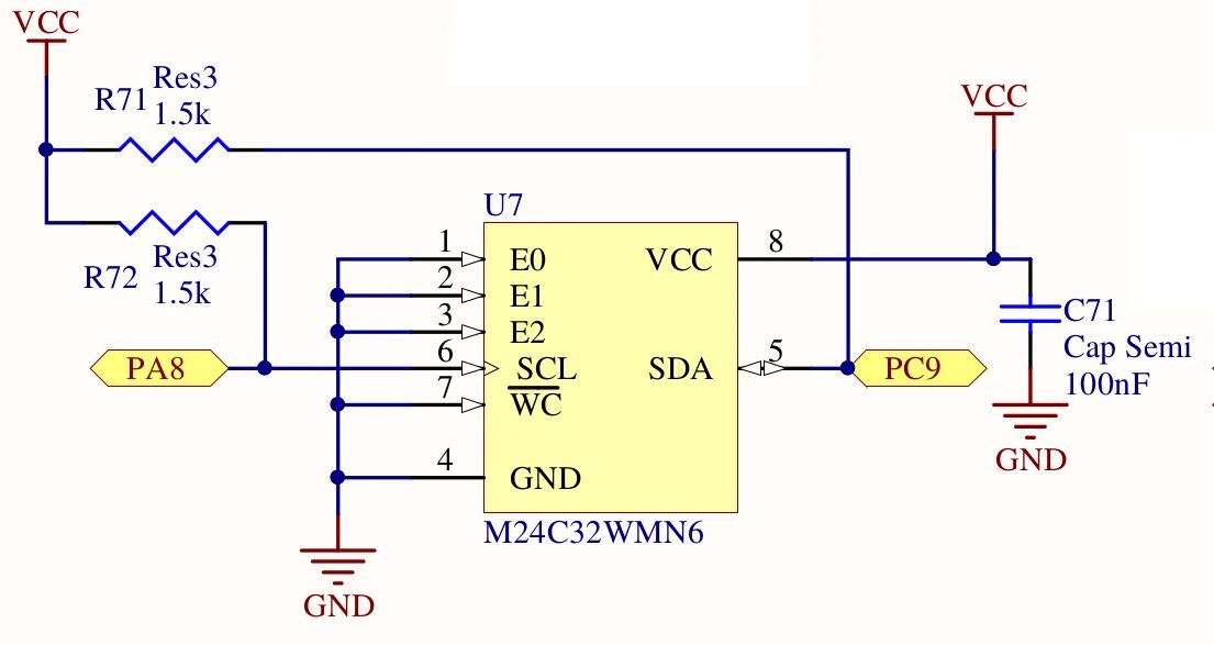 Правильное подключение еепром 93с66 i2c - What is wrong with my eeprom? - Electrical Engineering Stack Exchange