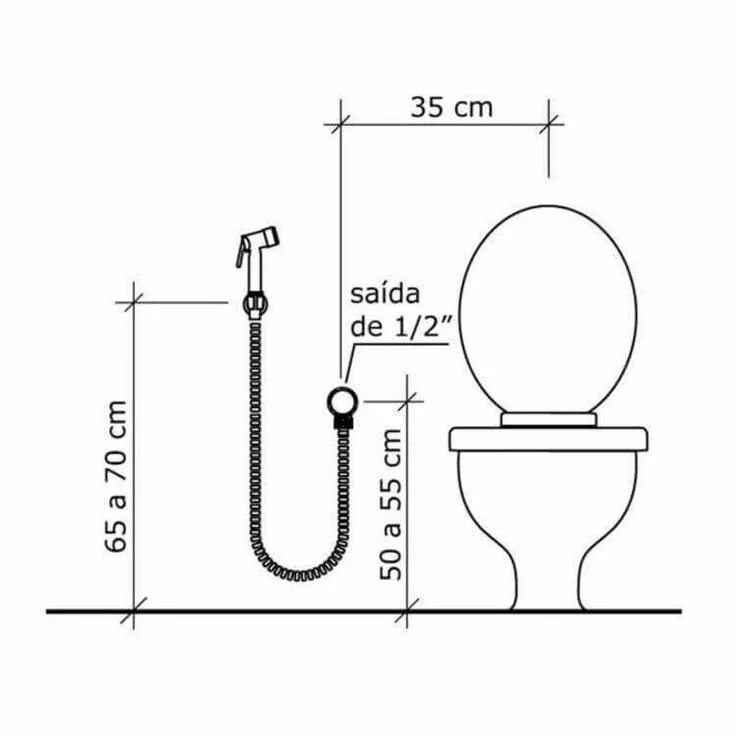 Правильное подключение гигиенического душа Pin by Danielle Nectoux on Medidas Úteis Bathroom design decor, Bathroom layout,