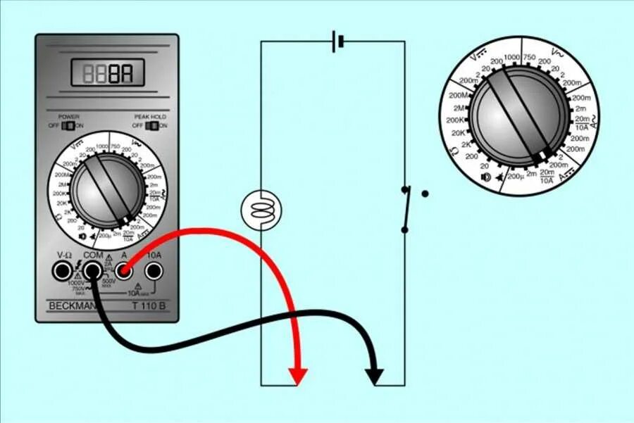 Правильное подключение мультиметра Как измерить силу тока мультиметром - учимся правильно измерять ток по инструкци