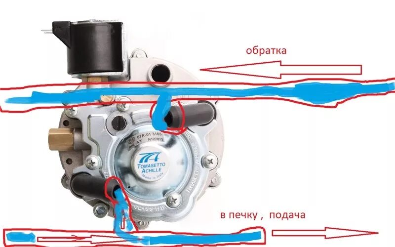 Правильное подключение редуктора гбо Не поступает газ в редуктор гбо - 90 фото