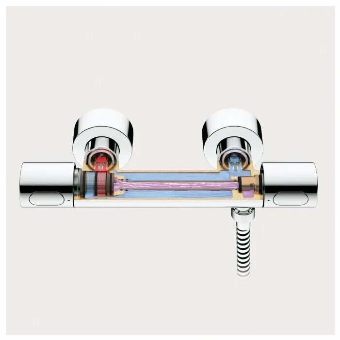 Правильное подключение смесителя с термостатом Смеситель для душа Grohe Grohtherm-3000 34274000, вентильный - купить по выгодно