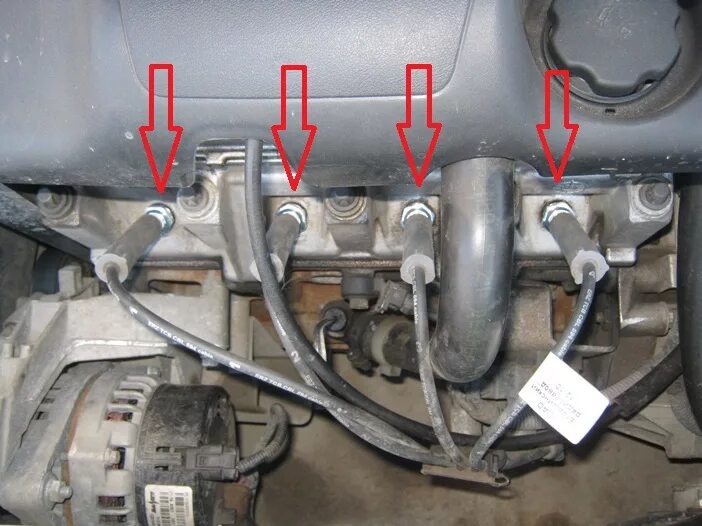Правильное подключение свечных проводов на ваз 2115 Коды Р0301 и Р0304. Обнаружены пропуски зажигания в 1 и 4 цилиндре - Lada Гранта