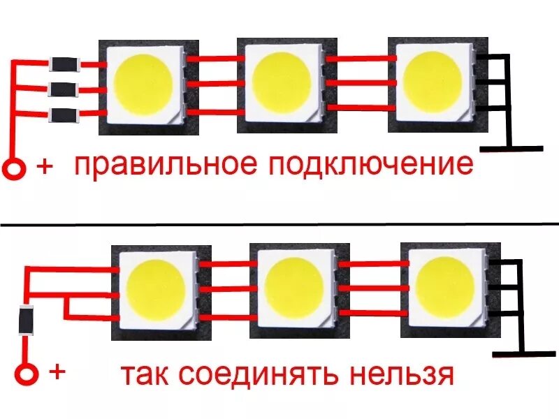 Правильное подключение светодиода к 5 в Светодиодная задняя оптика на 5050 SMD LED Часть 1. - Mazda 3 (1G) BK, 2 л, 2005