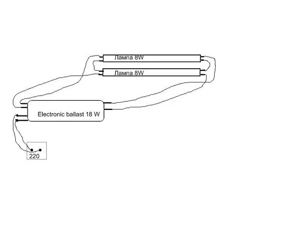 Правильное подключение ультрафиолетовой лампы пятиватной Ответы Mail.ru: Как подключить 2 уф лампы к источнику тока?