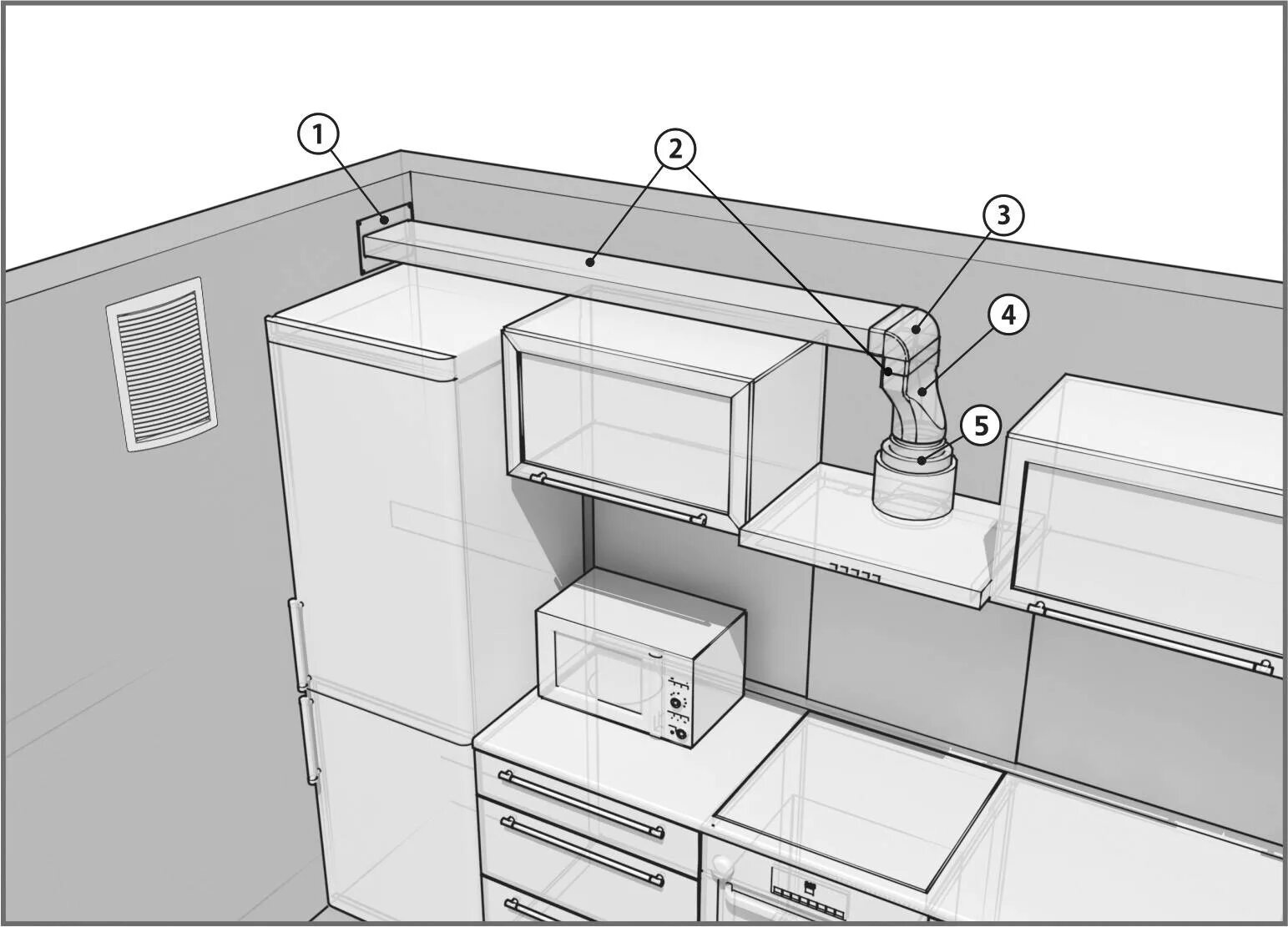 Правильное подключение вытяжки на кухне к вентиляции Как подключить вытяжку на кухне - монтаж вытяжки и правильное подключение к элек