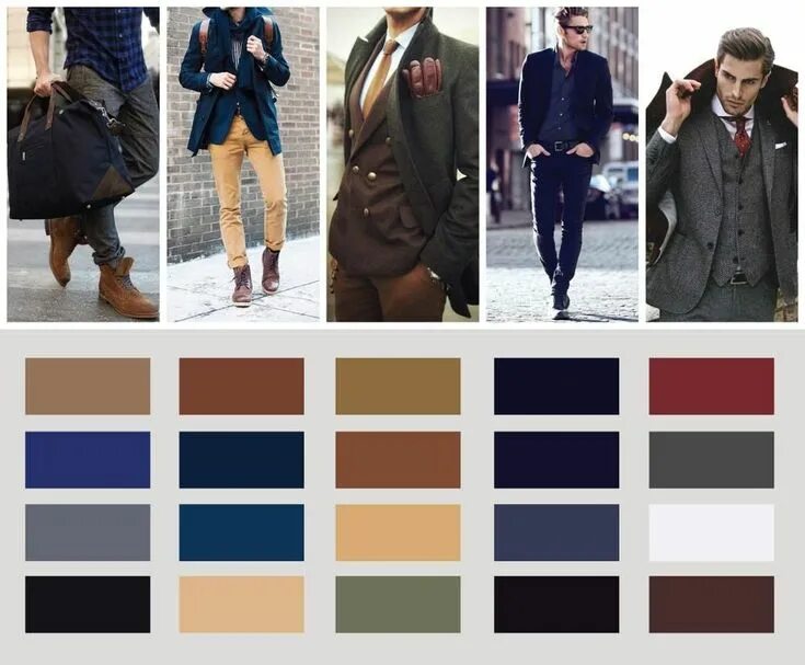 Правильное сочетание цветов в одежде для мужчин mens fashion color scheme - Google Search Color combinations for clothes, Color 