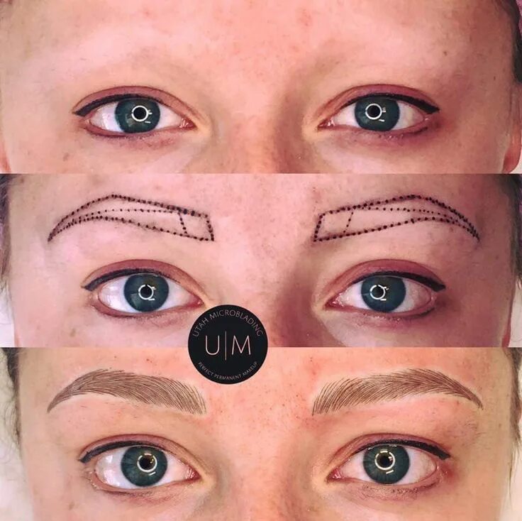 Правильный эскиз бровей для перманентного макияжа Eyebrows make a big difference... w 2019 Brwi, Makijaż permanentny i Makijaż