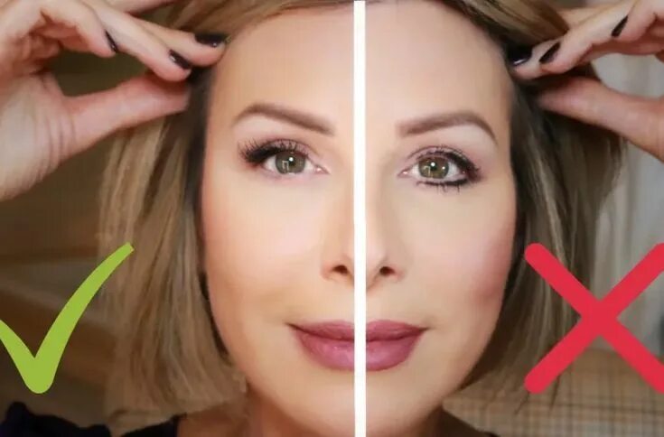 Правильный макияж фото Facelift Makeup Tutorial To Give Your Face A Lift Makeup tips for older women, M