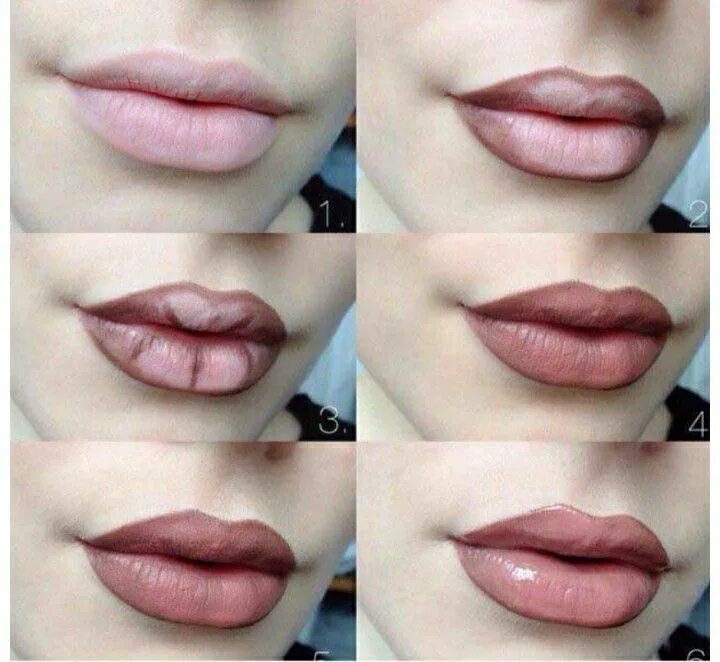 Правильный макияж губ Pin on Make up Lip makeup tutorial, Lip makeup, Fuller lips makeup