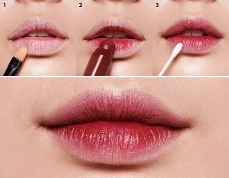 Правильный макияж губ encre à lèvres lip tint tendance mode emploi avis conseils #makeup #lips #look #