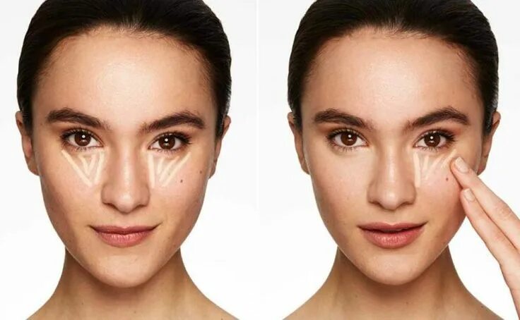 Правильный макияж под глазами Tips de belleza, relaciones y maternidad - América Digital Corrector de ojeras, 