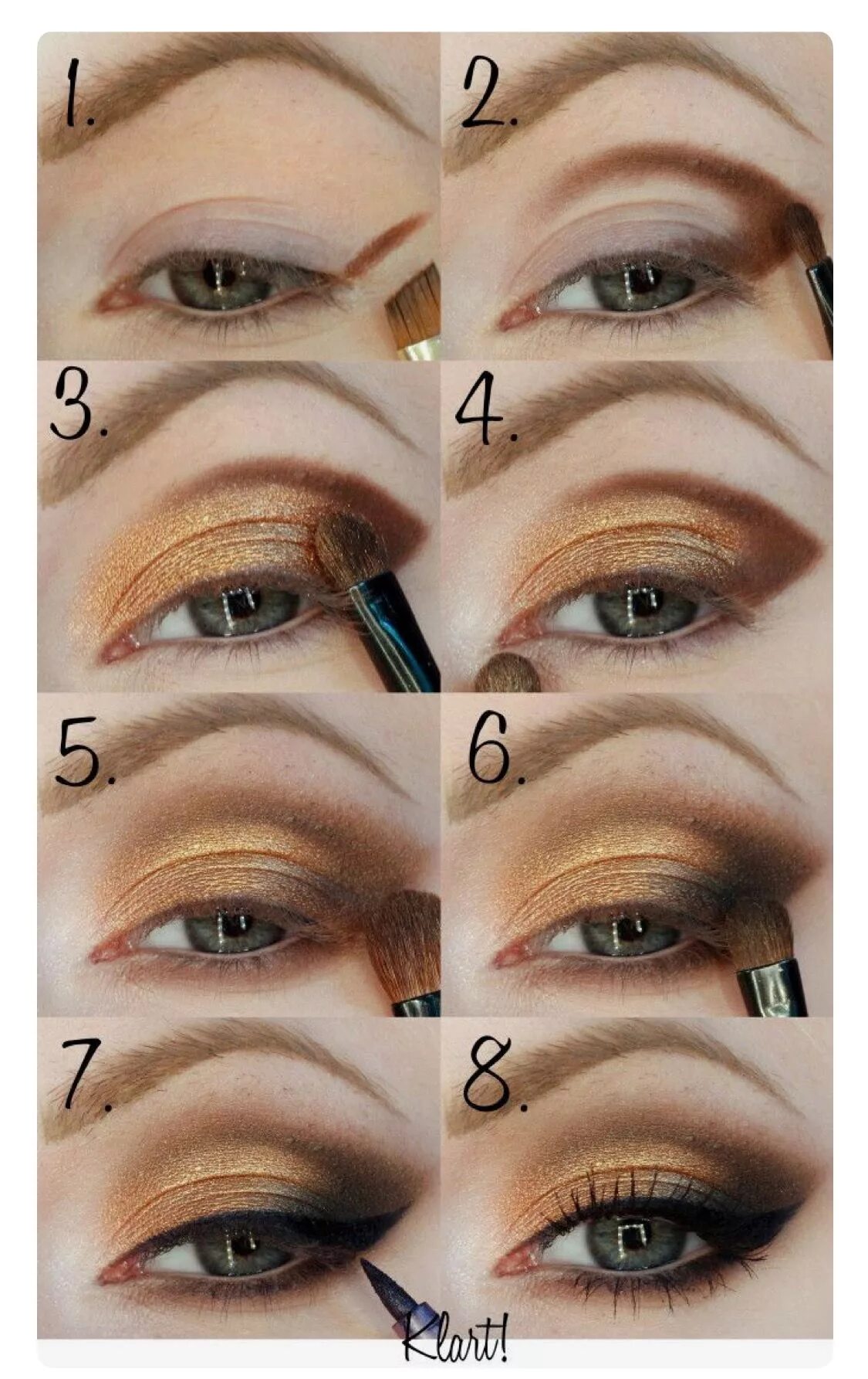 Правильный макияж век Épinglé sur Make up Maquillage yeux bleus, Tutoriel maquillage yeux vert, Trucs 