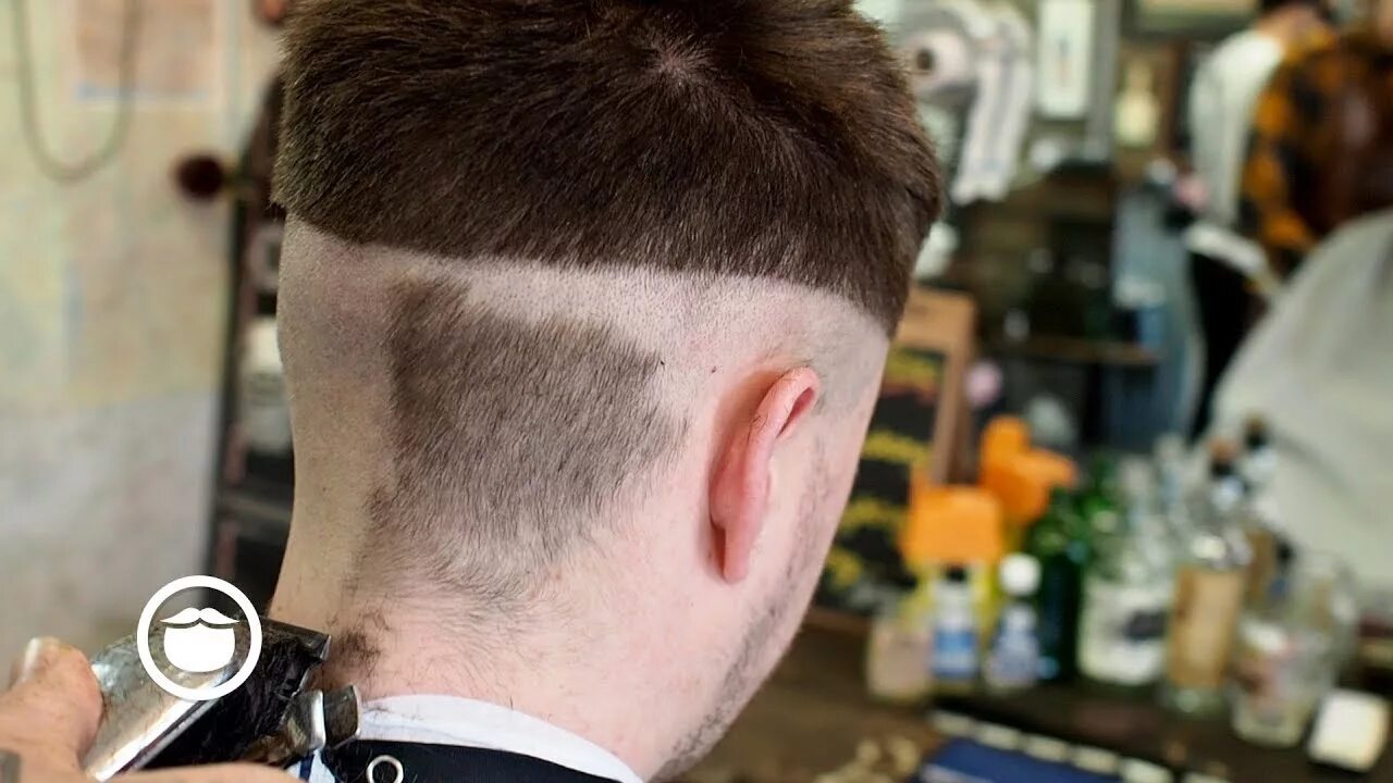 Правильный переход мужской стрижки Skin Fade Haircut with Textured Top - YouTube