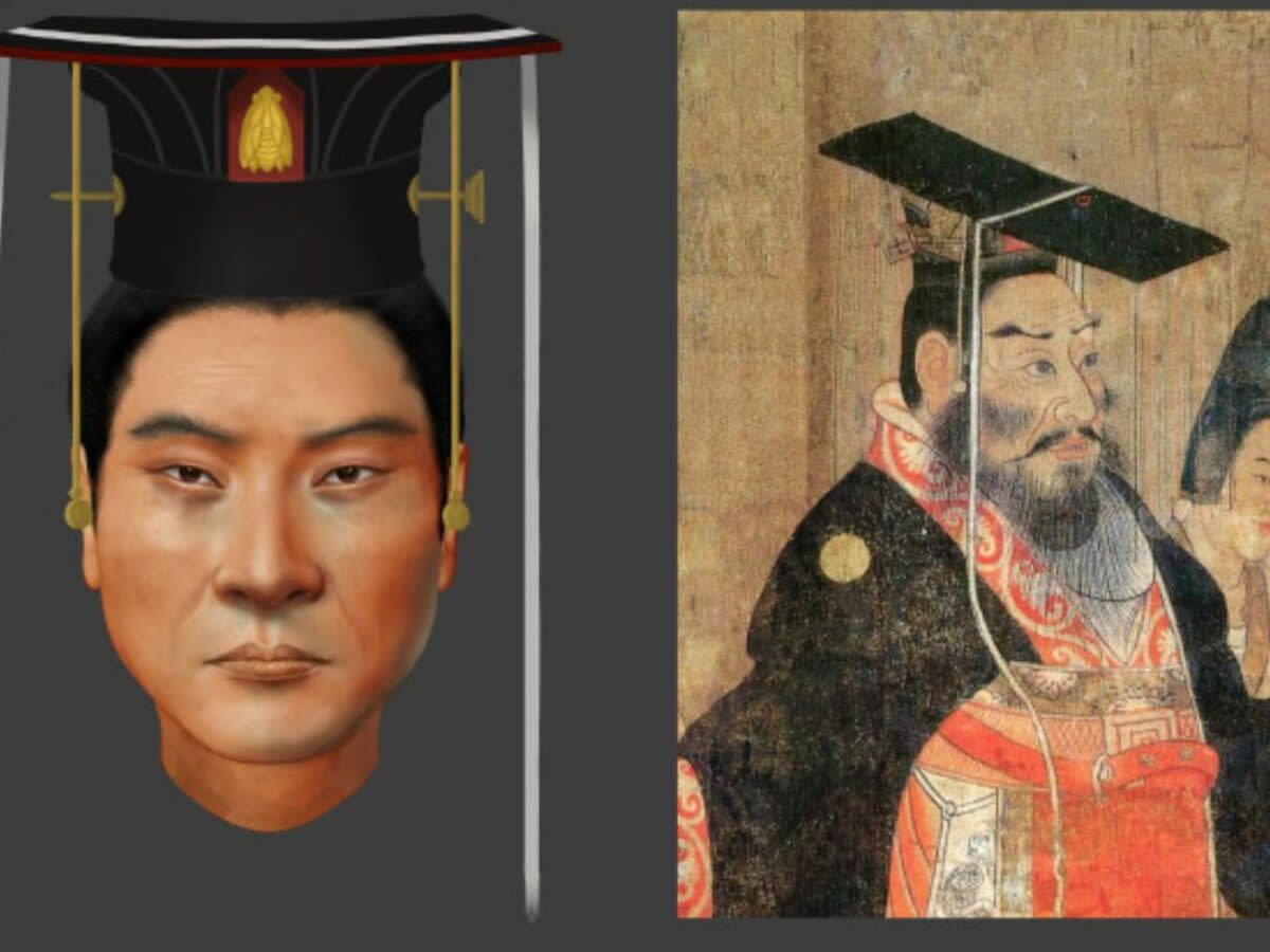 Правитель китая фото Ils reconstituent le visage d'un empereur chinois du VIe siècle